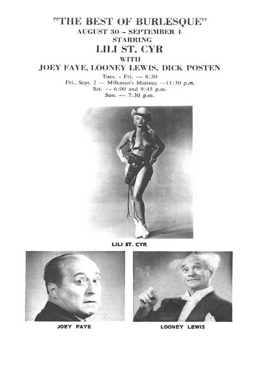 'Liberace' 1966 playbill, page 7