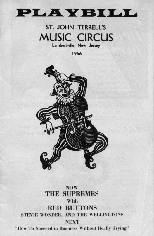 'The Supremes' 1966 playbill, cover