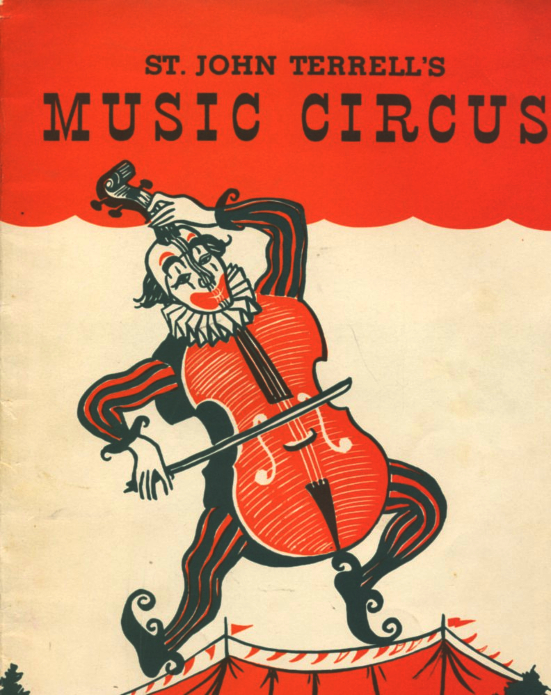 1955 Miami Music Circus Season Souvenir Program, front cover