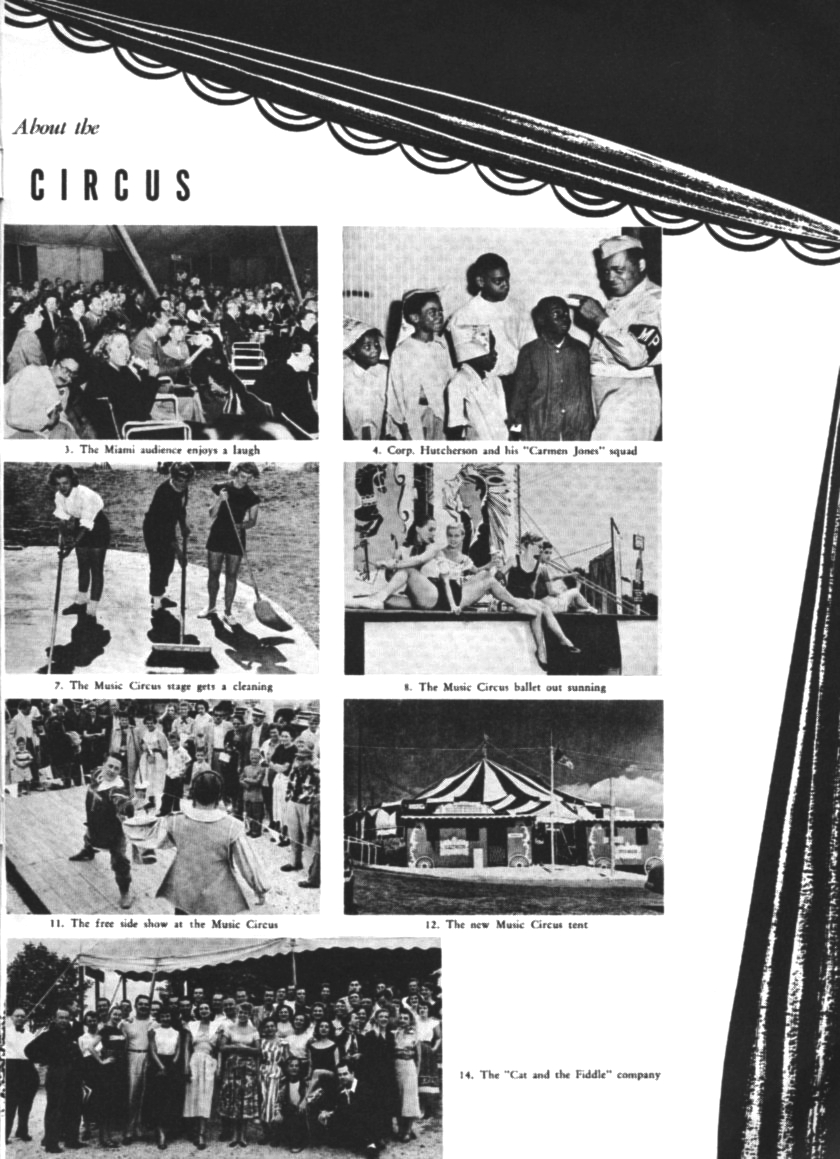 1955 Miami Music Circus Season Souvenir Program, page 13