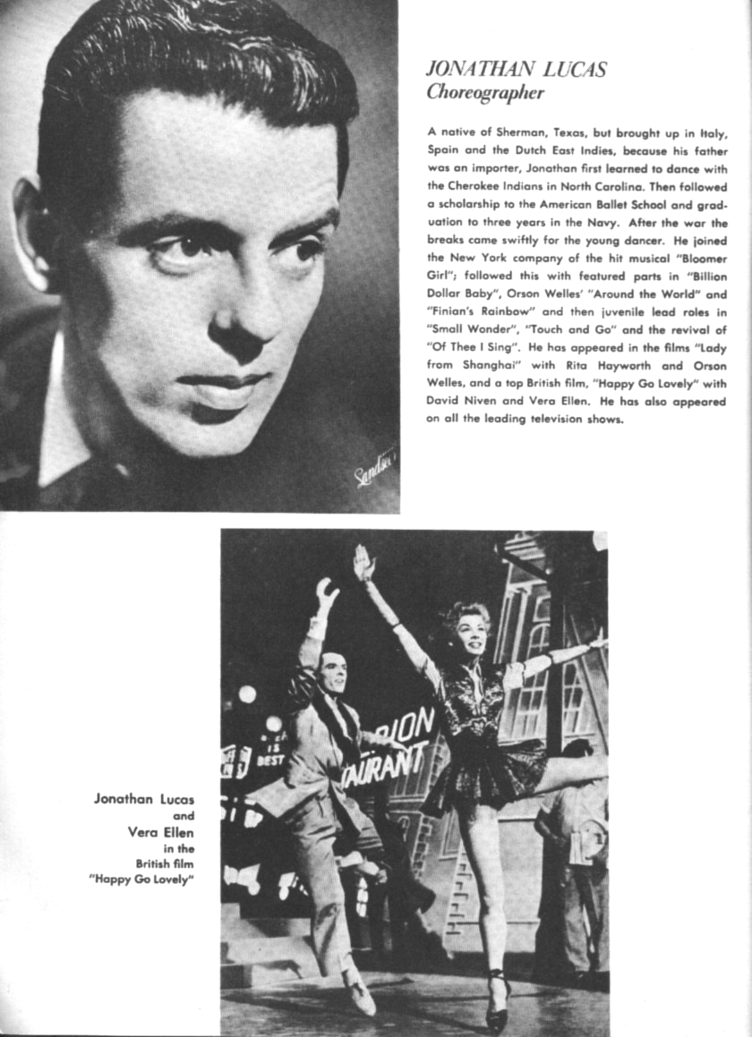1955 Miami Music Circus Season Souvenir Program, page 16
