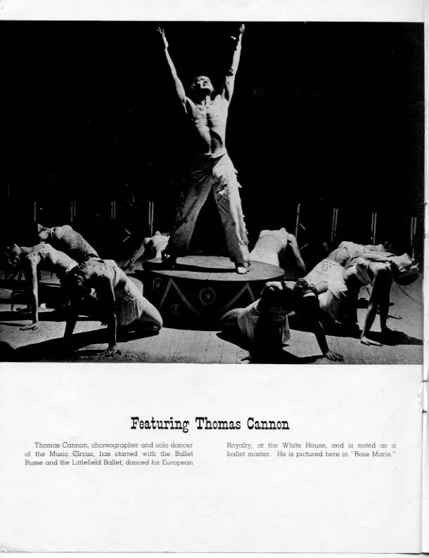 '1949 Season Souvenir Program, page 6