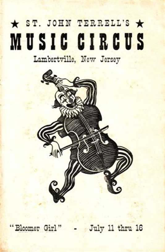 'Bloomer Girl' 1950 playbill, cover