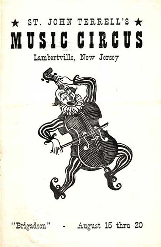 'Brigadoon' 1950 playbill, cover