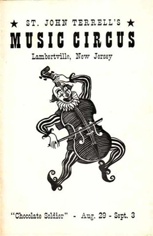 'The Chocolate Soldier' 1950 playbill, cover
