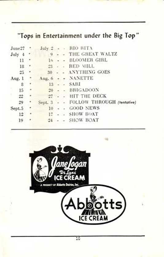 'The Great Waltz' 1950 playbill, page 15