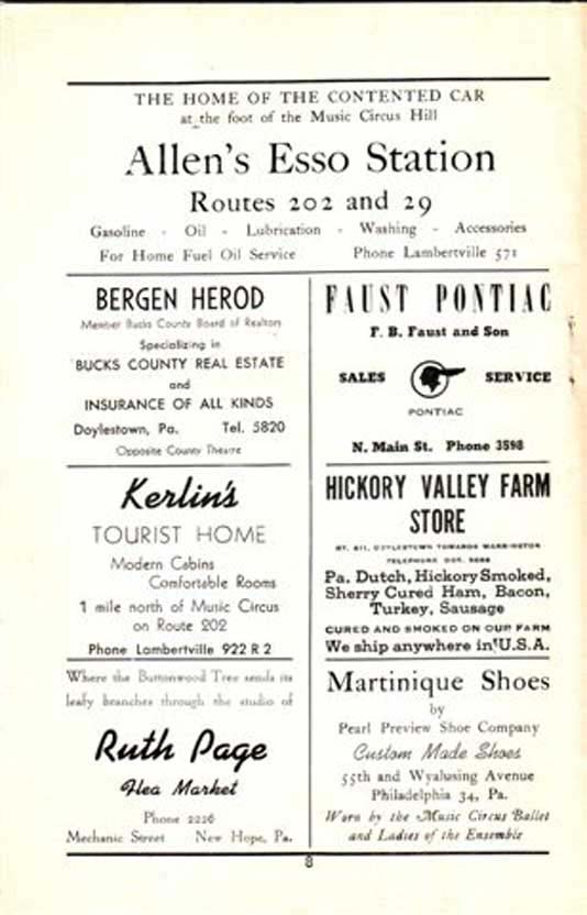 'Hit the Deck' 1950 playbill, page 8