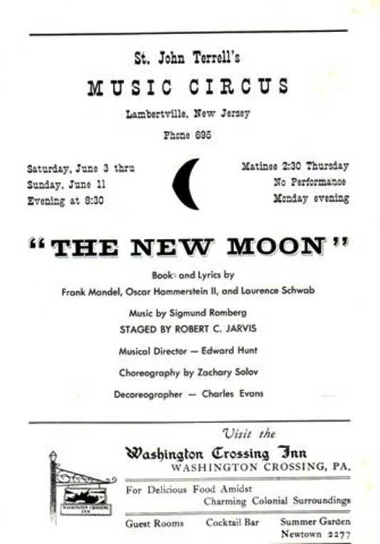 'The New Moon' 1950 playbill, page 5