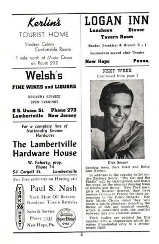 'The New Moon' 1950 playbill, page 6