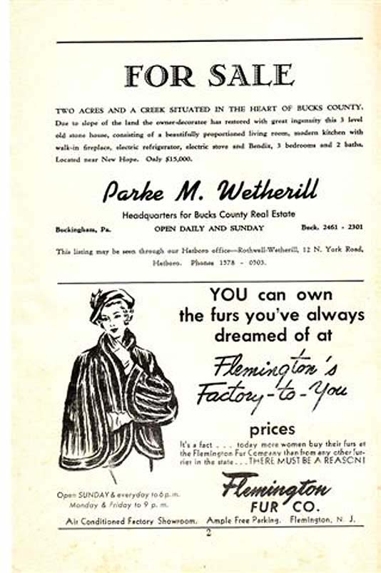 'No, No Nanette' 1950 playbill, page 2