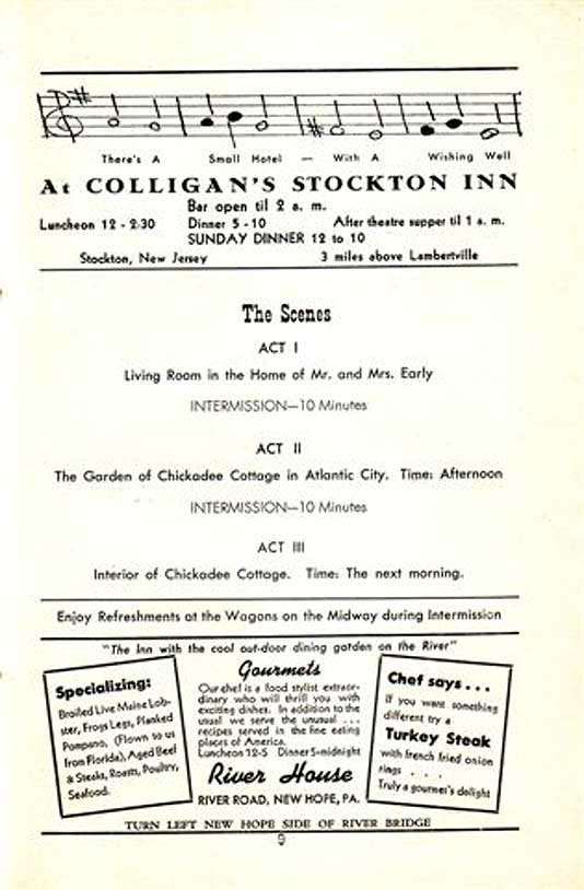 'No, No Nanette' 1950 playbill, page 9