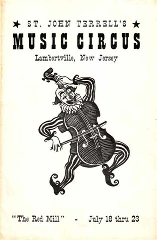 'The Red Mill' 1950 playbill, cover