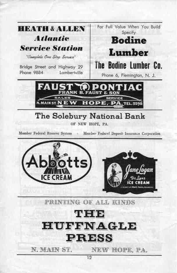 'Show Boat' 1951 playbill, page 11