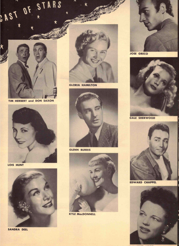 1952 Music Circus Season Souvenir Program, page 11