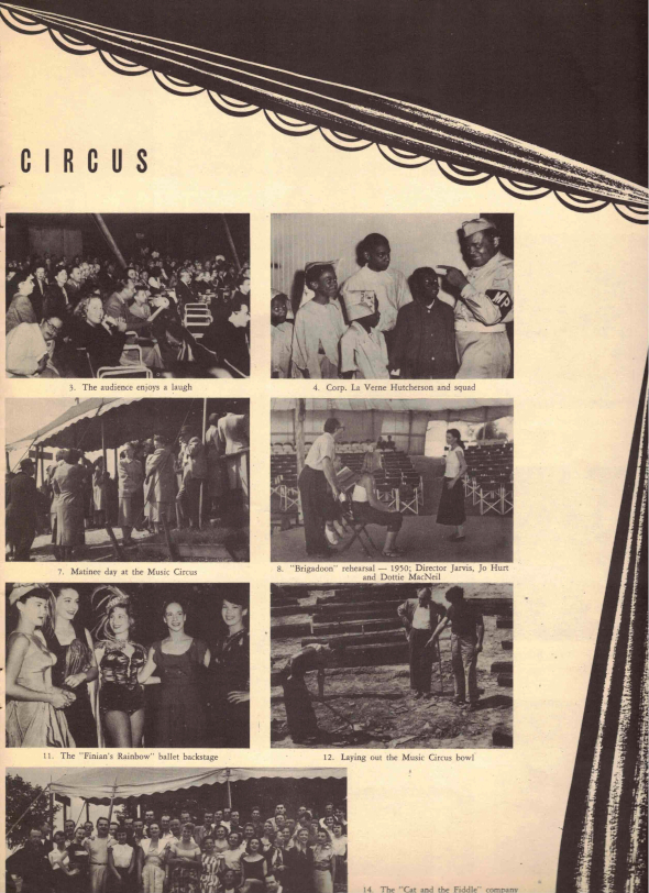 1952 Music Circus Season Souvenir Program, page 13