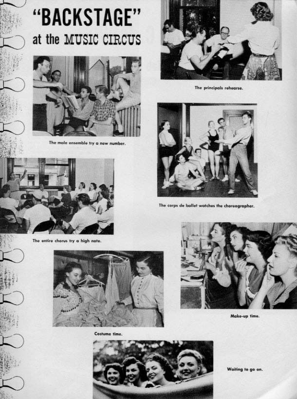1953 Music Circus Season Souvenir Program, page 7