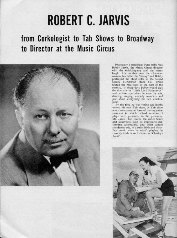 1953 Music Circus Season Souvenir Program, page 8