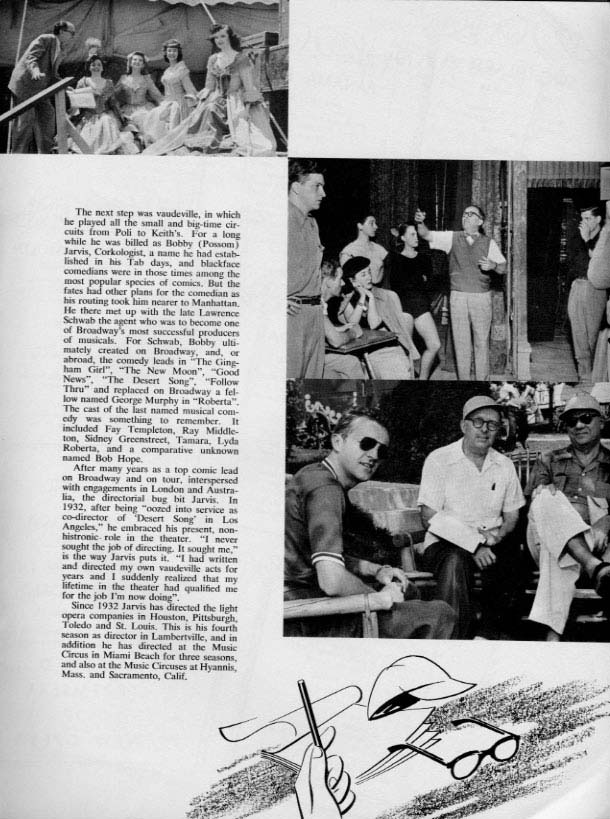 1953 Music Circus Season Souvenir Program, page 9