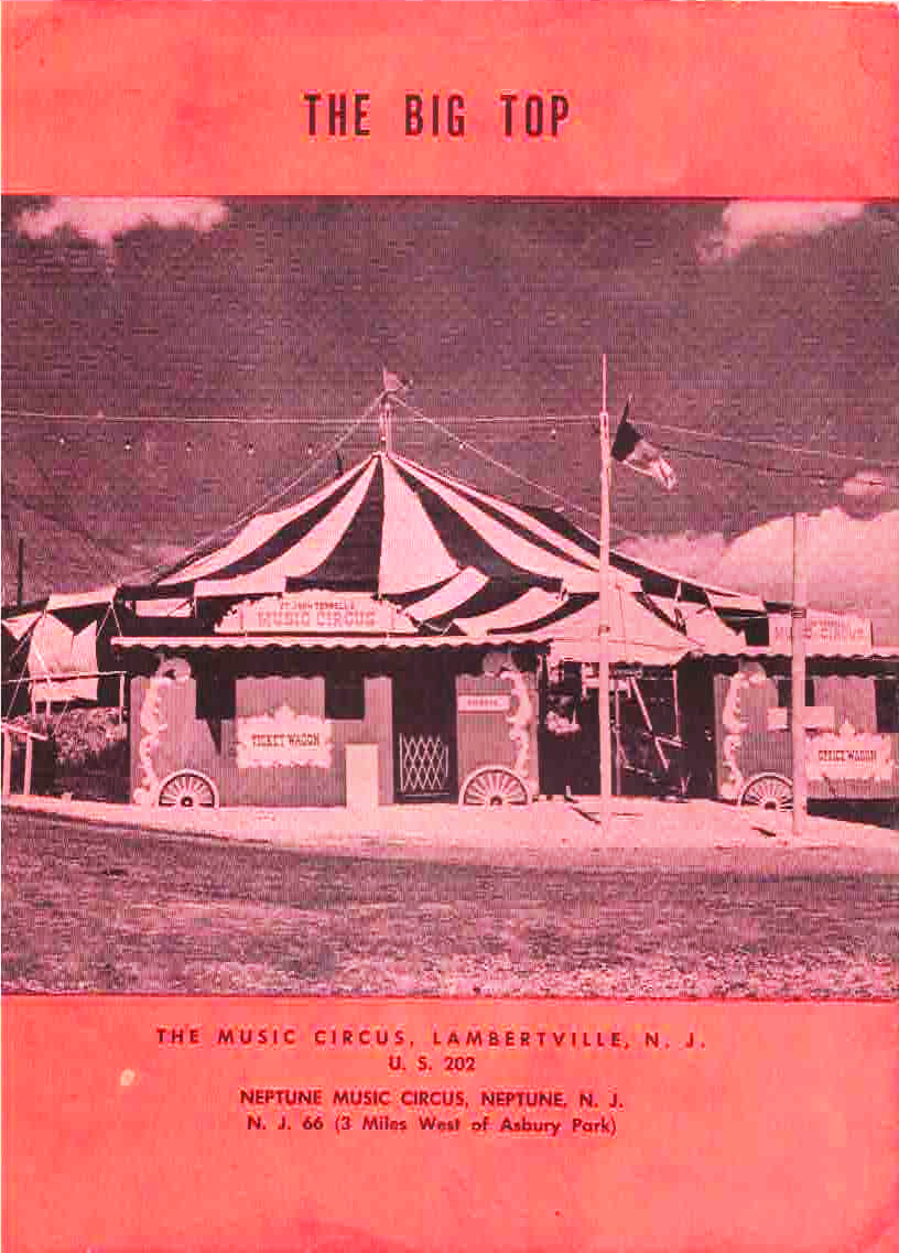 1954 Music Circus Season Souvenir Program, Back Cover