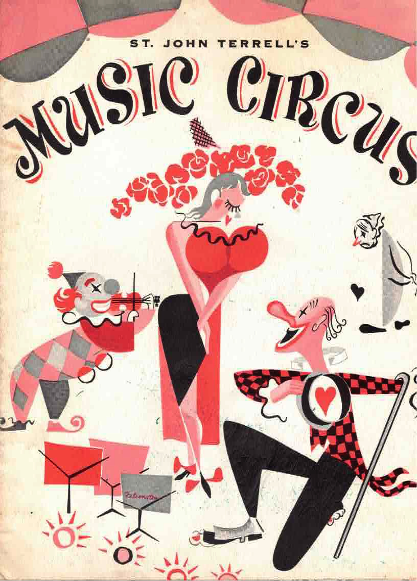 1954 Music Circus Season Souvenir Program, front cover