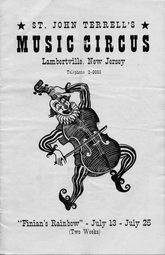 'Finian's Rainbow' 1954 playbill, cover