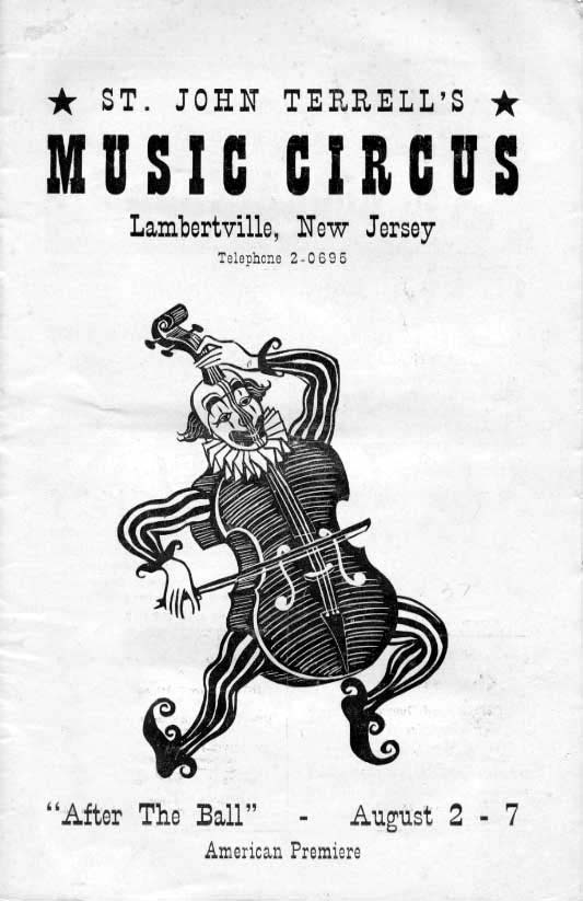 'After the Ball' 1955 playbill, cover