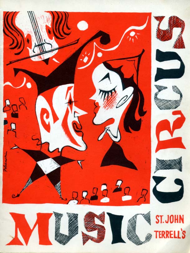 1955 Music Circus Season Souvenir Program, front cover