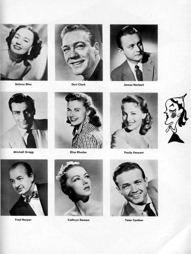 1955 Music Circus Season Souvenir Program, page 13