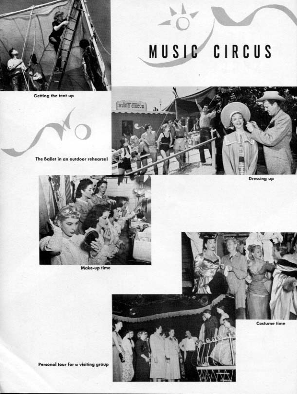 1955 Music Circus Season Souvenir Program, page 16