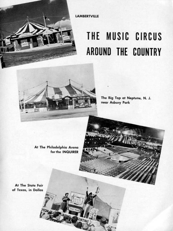 1955 Music Circus Season Souvenir Program, page 7