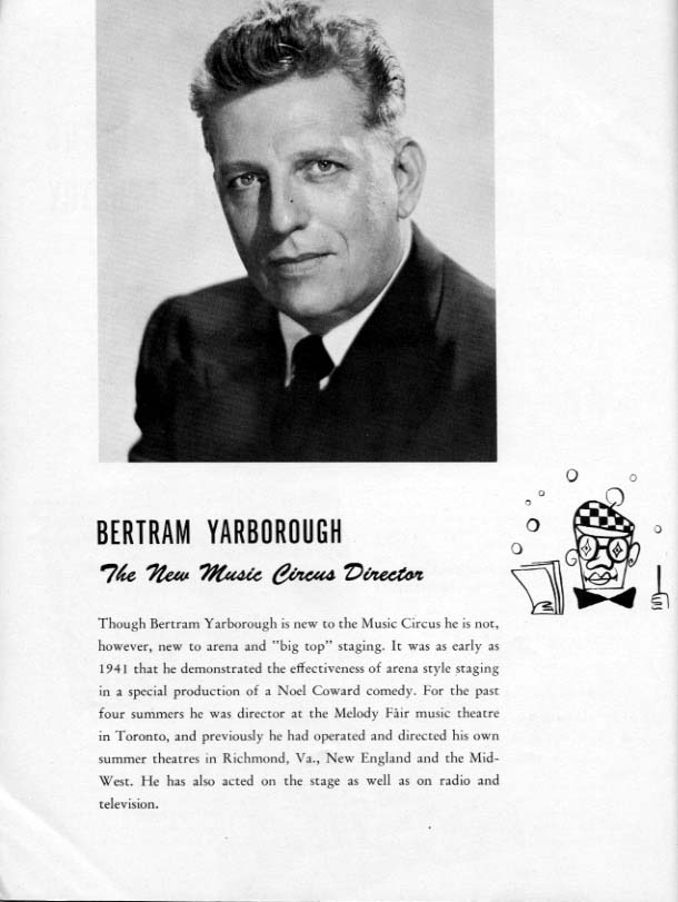 1955 Music Circus Season Souvenir Program, page 8