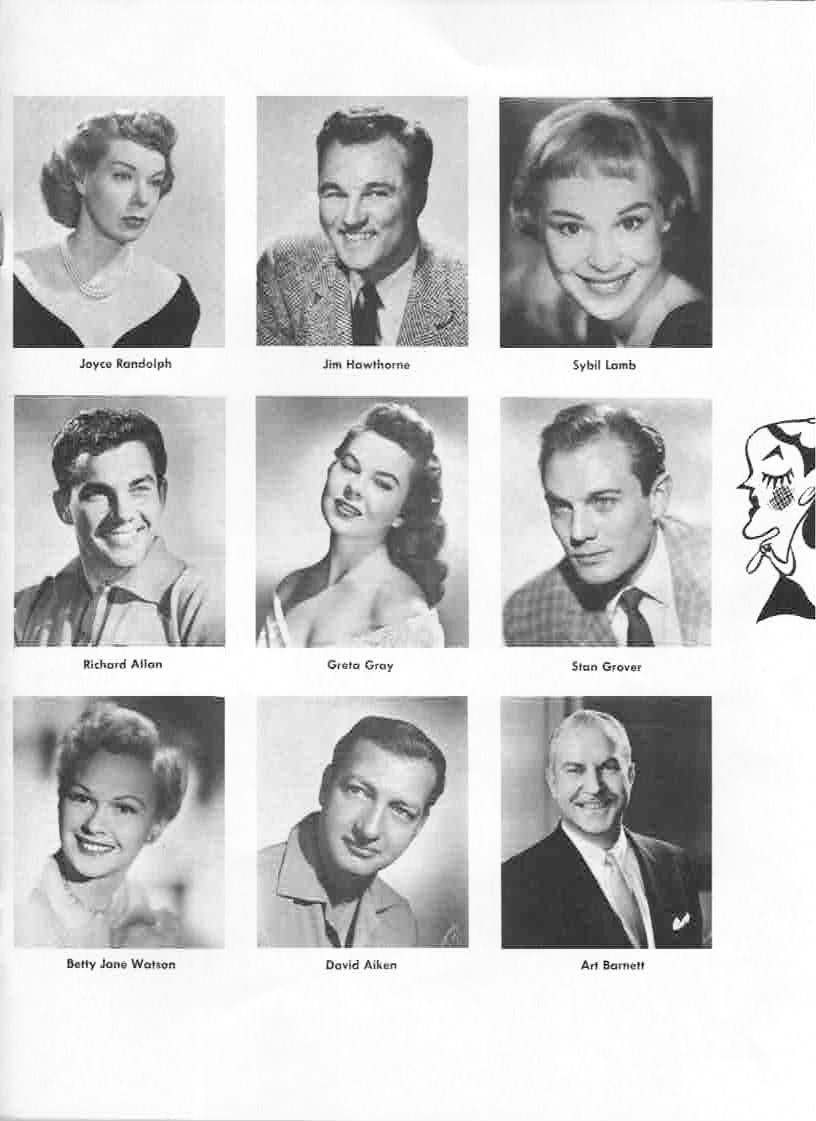 1956 Music Circus Season Souvenir Program, page 13