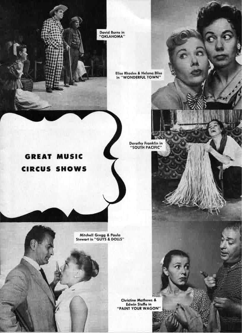 1956 Music Circus Season Souvenir Program, page 17