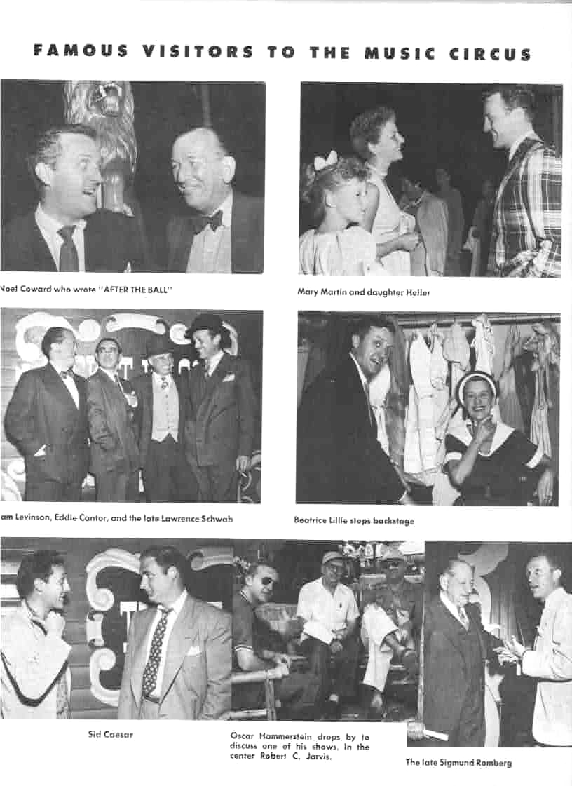 1956 Music Circus Season Souvenir Program, page 18