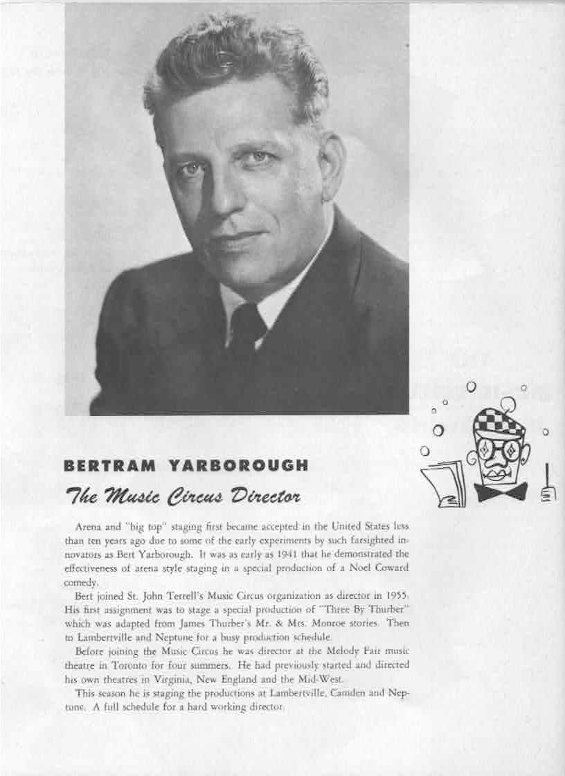 1956 Music Circus Season Souvenir Program, page 8