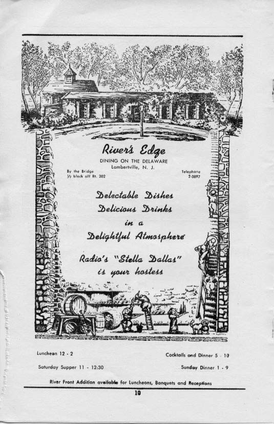 'The Student Prince' 1956 playbill, page 10