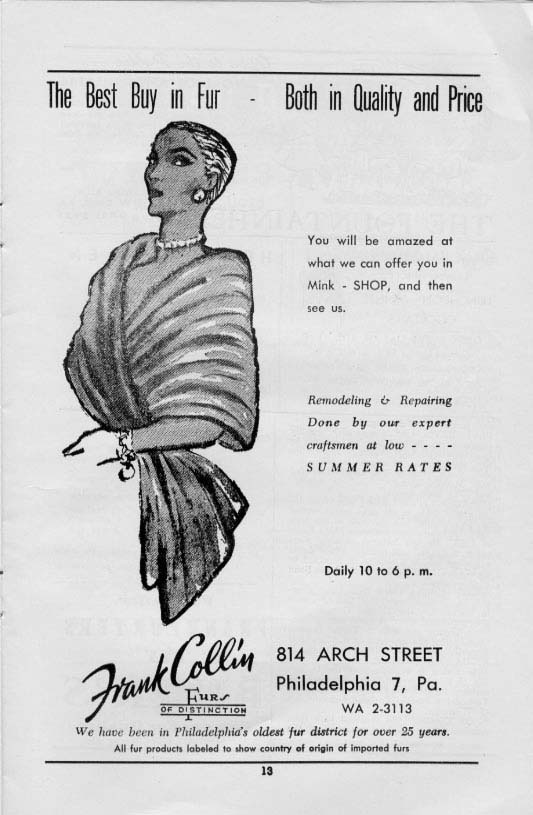 'TheTeahouse of the August Moon' 1956 playbill, page 13
