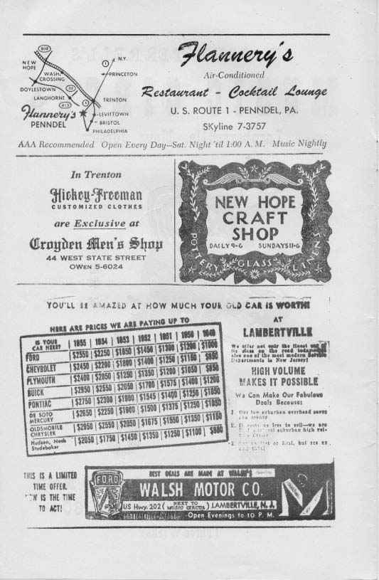 'TheTeahouse of the August Moon' 1956 playbill, page 2