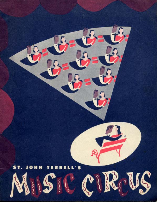 1957 Music Circus Season Souvenir Program, front cover