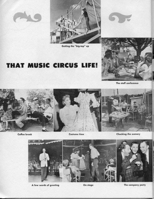 1957 Music Circus Season Souvenir Program, page 13