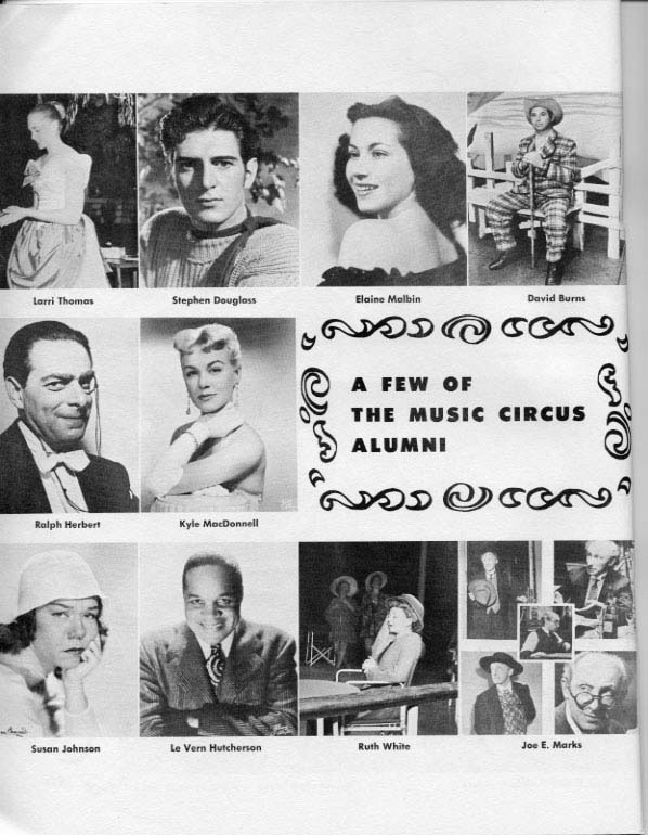 1957 Music Circus Season Souvenir Program, page 15