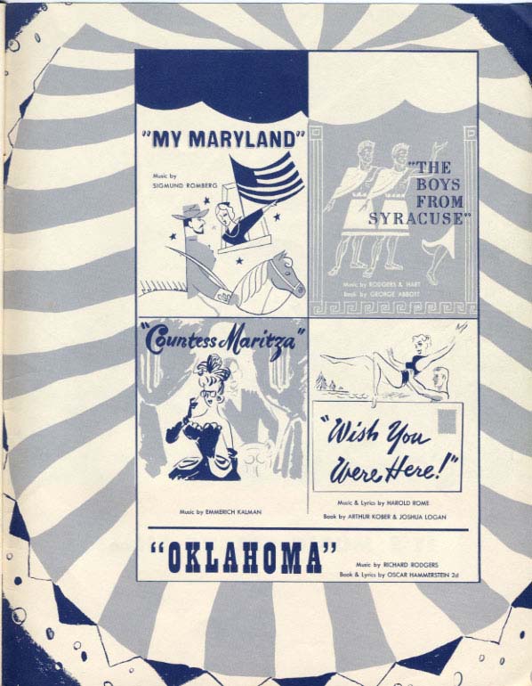 1957 Music Circus Season Souvenir Program, page 18