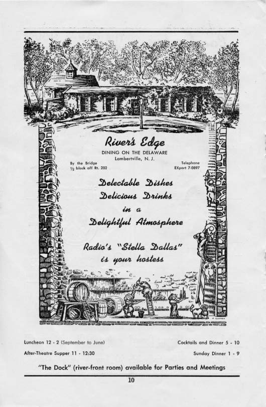 'The Pajama Game' 1957 playbill, page 10