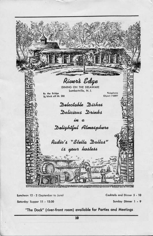 'South Pacific' 1957 playbill, page 10