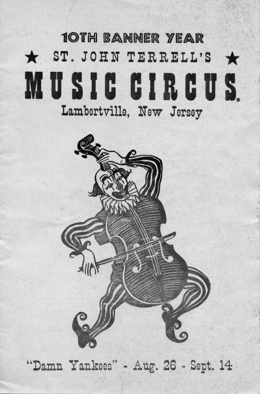 'Damn Yankees' 1958 playbill, cover