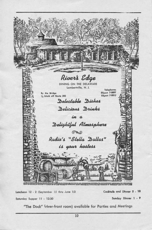 'Damn Yankees' 1958 playbill, page 10