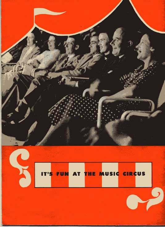 1958 Music Circus Season Souvenir Program, back cover