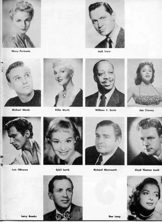 1958 Music Circus Season Souvenir Program, page 11