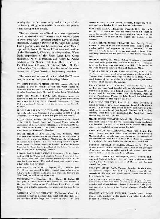 1958 Music Circus Season Souvenir Program, page 15