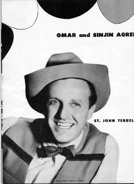 1958 Music Circus Season Souvenir Program, page 2